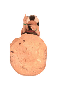 Hopi Pueblo Kokopelli Mana Kachina Doll By Stewart Lanza