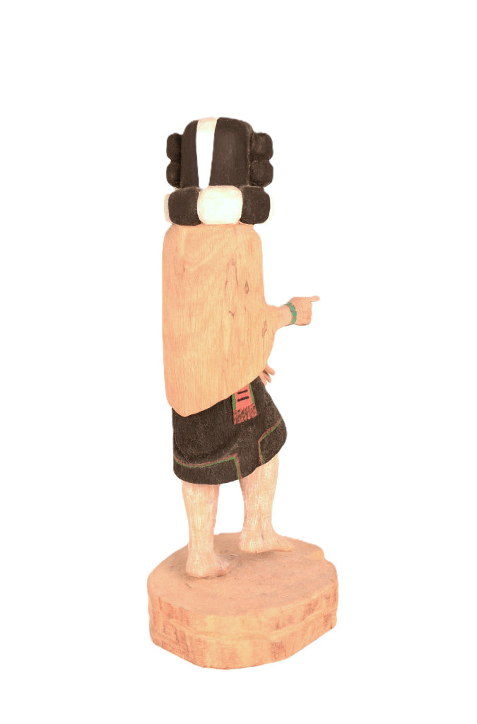 Hopi Pueblo Kokopelli Mana Kachina Doll By Stewart Lanza