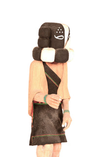 Hopi Pueblo Kokopelli Mana Kachina Doll By Stewart Lanza