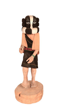 Hopi Pueblo Kokopelli Mana Kachina Doll By Stewart Lanza