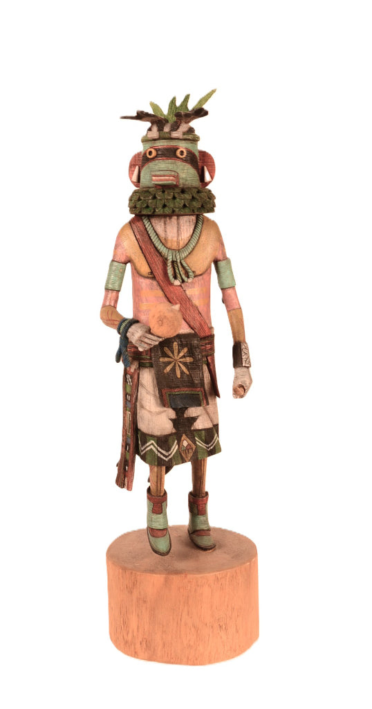 Hopi Pueblo Tewa Hochani Chief Kachina Doll By Sandra Suhu