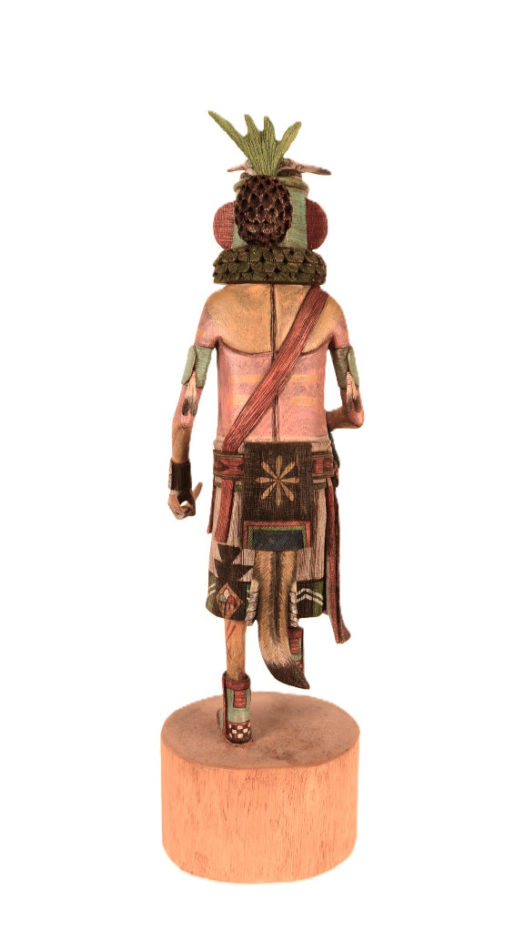 Hopi Pueblo Tewa Hochani Chief Kachina Doll By Sandra Suhu