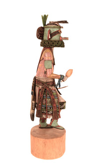 Hopi Pueblo Tewa Hochani Chief Kachina Doll By Sandra Suhu
