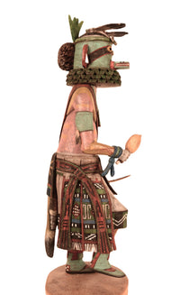 Hopi Pueblo Tewa Hochani Chief Kachina Doll By Sandra Suhu
