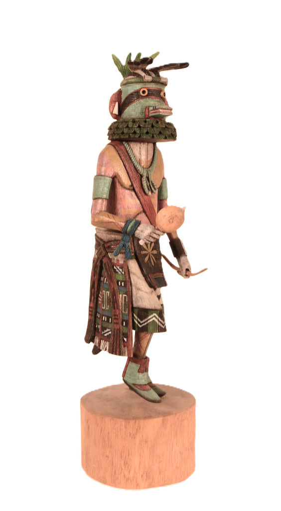 Hopi Pueblo Tewa Hochani Chief Kachina Doll By Sandra Suhu