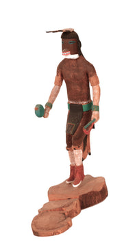 Hopi Pueblo Mountain Lion Kachina Doll By Stewart Lanza