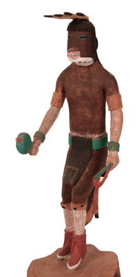 Hopi Pueblo Mountain Lion Kachina Doll By Stewart Lanza