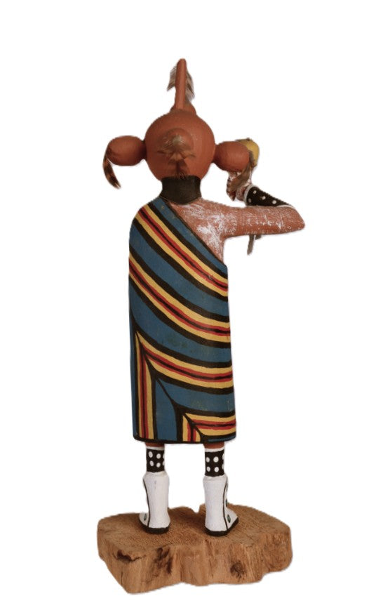 Hopi Pueblo Toson Koyemsi Mudhead Kachina Doll By Vaughn Yazzie