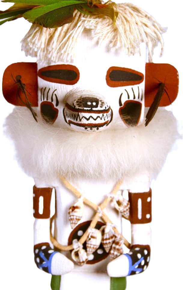 Hopi Pueblo Old Style Badger Hanging Kachina Doll