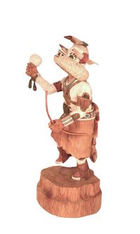 Vintage Large Hopi Pueblo White Bear Kachina Doll By Master Carver Alvin Navasie