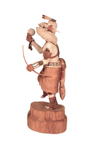 Vintage Large Hopi Pueblo White Bear Kachina Doll By Master Carver Alvin Navasie