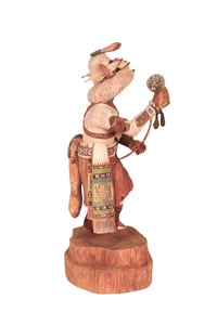 Vintage Large Hopi Pueblo White Bear Kachina Doll By Master Carver Alvin Navasie