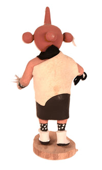 Hopi Pueblo Mud Head Koyemsi Kachina Doll By Paul Coochyamp