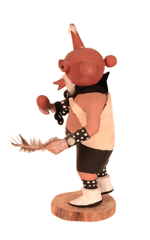 Hopi Pueblo Mud Head Koyemsi Kachina Doll By Paul Coochyamp