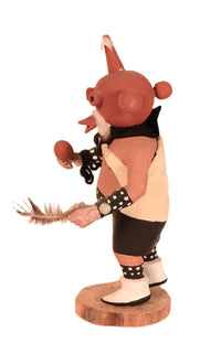 Hopi Pueblo Mud Head Koyemsi Kachina Doll By Paul Coochyamp