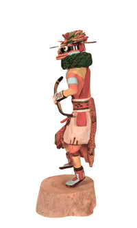 Hopi Pueblo Tuskwap.ava Crazy Rattler Kachina Doll By Sankey Jackson