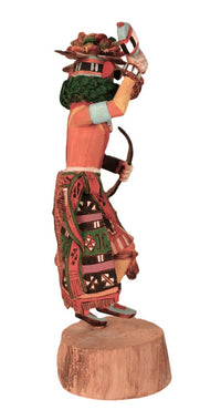 Hopi Pueblo Tuskwap.ava Crazy Rattler Kachina Doll By Sankey Jackson