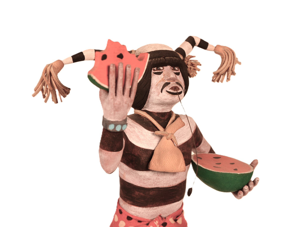 Hopi Pueblo Clown Kachina Doll By A. L. Sahmie