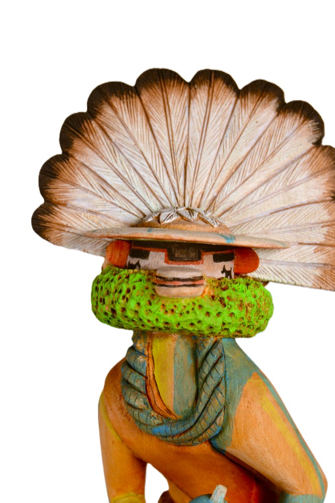 Hopi Pueblo Kavai-i Horse Kachina Doll By T. Fredericks