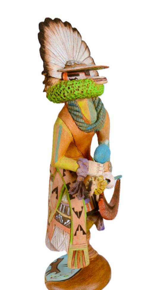 Hopi Pueblo Kavai-i Horse Kachina Doll By T. Fredericks