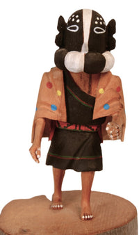 Hopi Pueblo Kokopelli Mana Kachina Doll By Steward Lanza