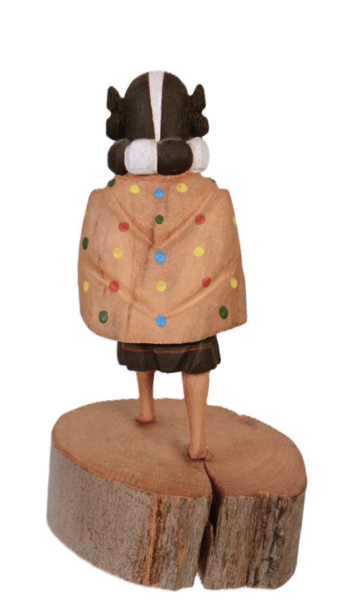 Hopi Pueblo Kokopelli Mana Kachina Doll By Steward Lanza