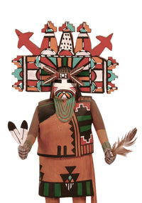 Hopi Pueblo Tabletta Pahlik Mana Kachina Doll By Calton Harvey