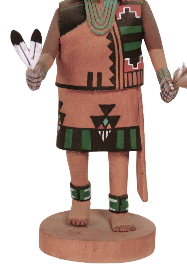 Hopi Pueblo Tabletta Pahlik Mana Kachina Doll By Calton Harvey