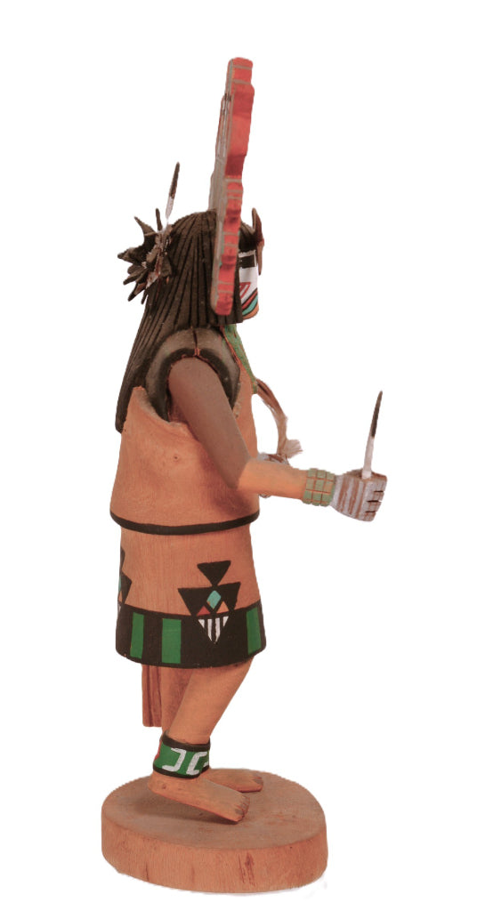 Hopi Pueblo Tabletta Pahlik Mana Kachina Doll By Calton Harvey