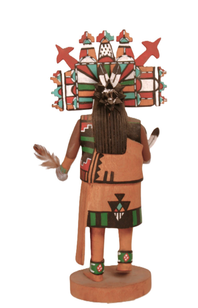 Hopi Pueblo Tabletta Pahlik Mana Kachina Doll By Calton Harvey