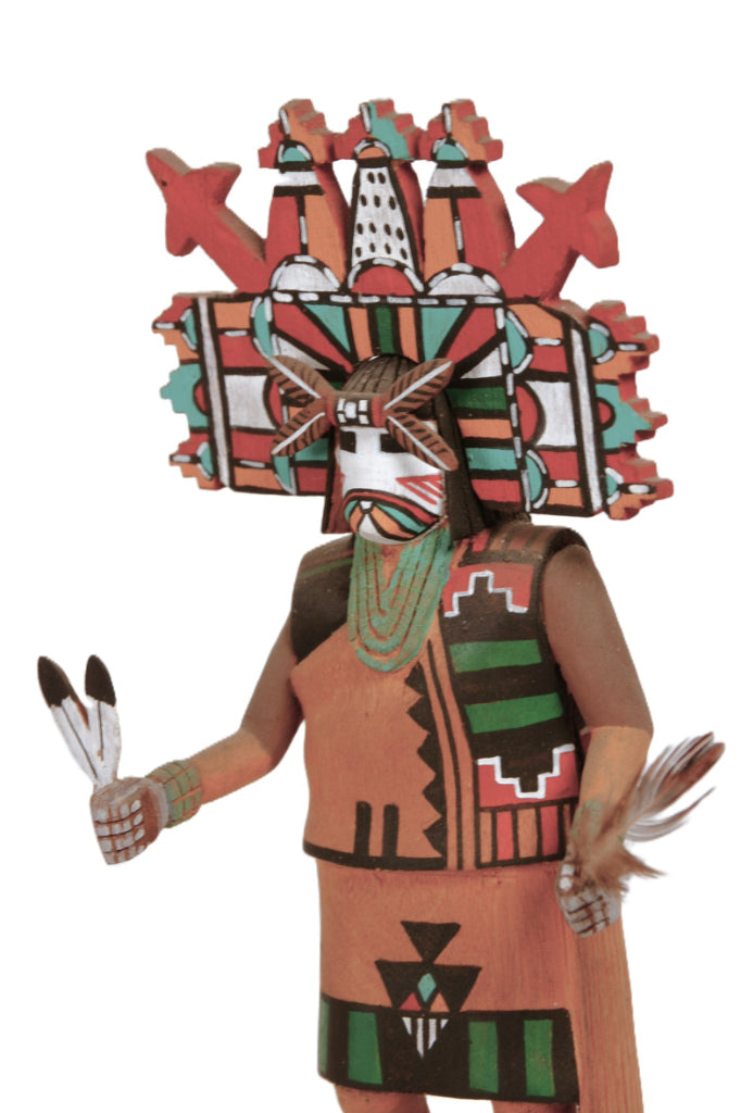 Hopi Pueblo Tabletta Pahlik Mana Kachina Doll By Calton Harvey