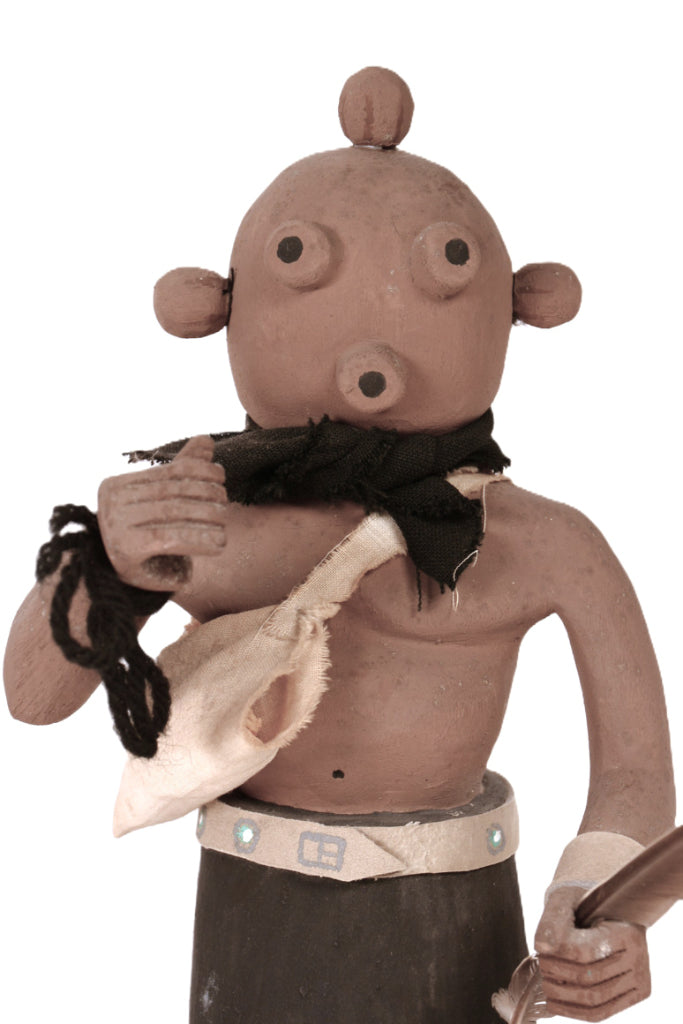 Hopi Pueblo Mudhead Hanging Kachina Doll
