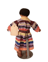 Seminole Female Cloth Doll on Stand