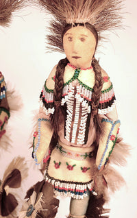 Plains Double Grass Dancers Kachina Dolls By Thomas Mails