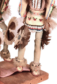 Plains Double Grass Dancers Kachina Dolls By Thomas Mails