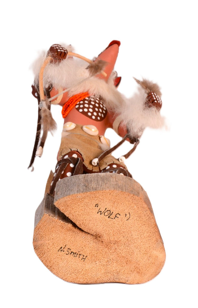 Navajo Kachina Wolf Doll By N. Smith