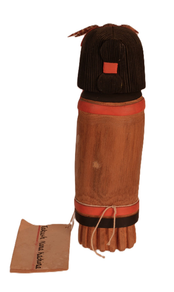 Hopi Pueblo Takush Mana Kachina Doll By Elva Roy