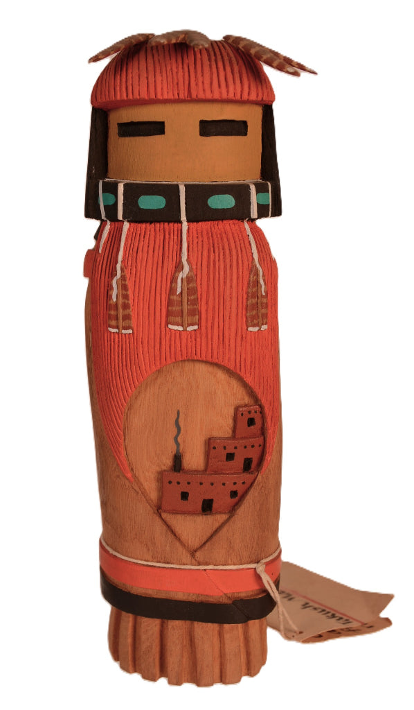 Hopi Pueblo Takush Mana Kachina Doll By Elva Roy