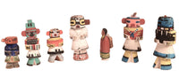 Hopi Pueblo Miniature Kachinas Dolls Set of 7