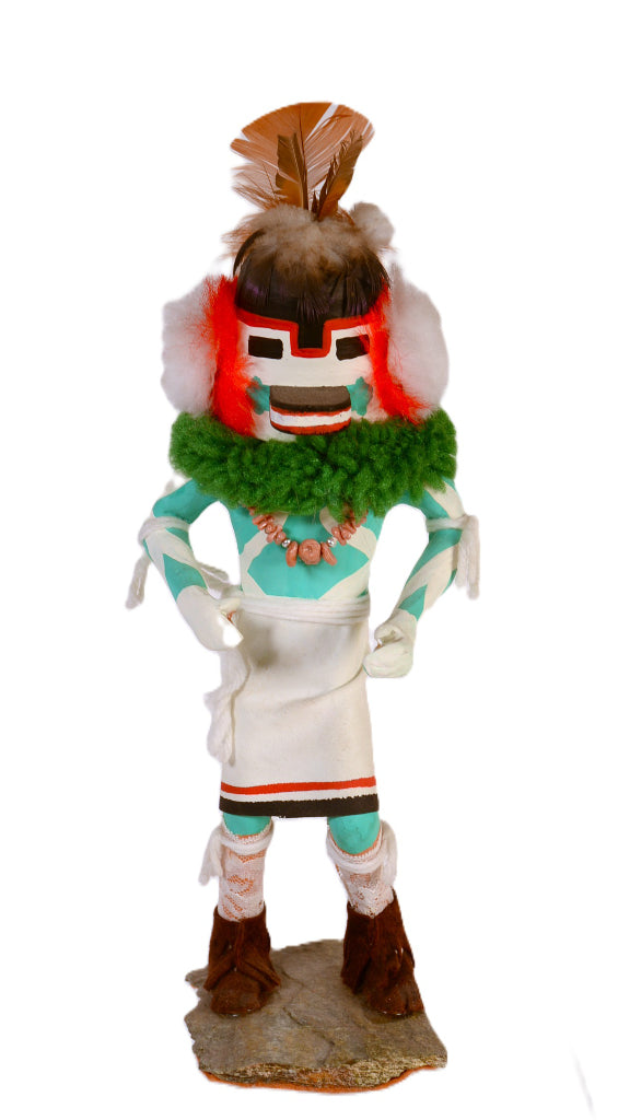 Navajo Kachina Doll On a Slate Stand
