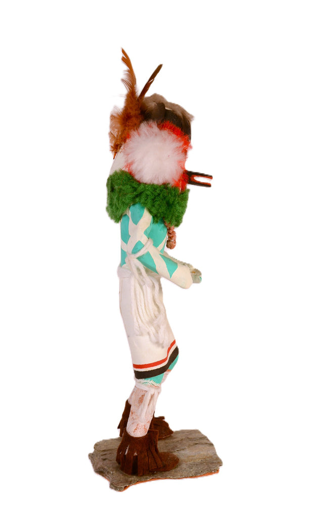 Navajo Kachina Doll On a Slate Stand