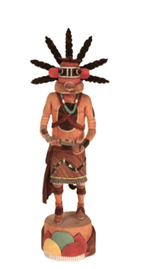 Hopi Pueblo Honan Elder Badger Kachina Doll By Philander Shelton