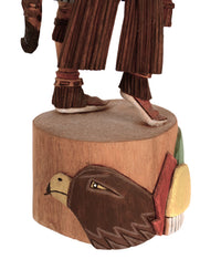 Hopi Pueblo Honan Elder Badger Kachina Doll By Philander Shelton