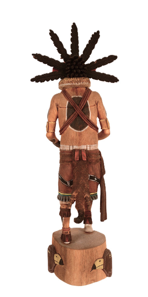 Hopi Pueblo Honan Elder Badger Kachina Doll By Philander Shelton