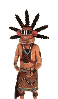 Hopi Pueblo Honan Elder Badger Kachina Doll By Philander Shelton