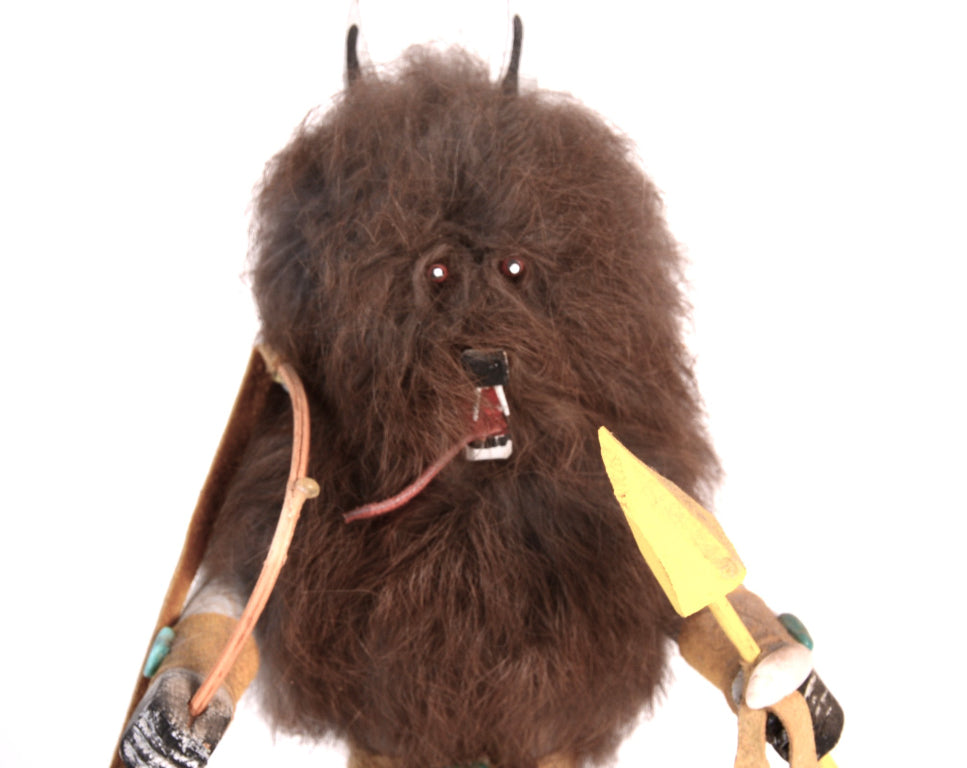 Navajo Kachina Wolf Doll By L. Vandever