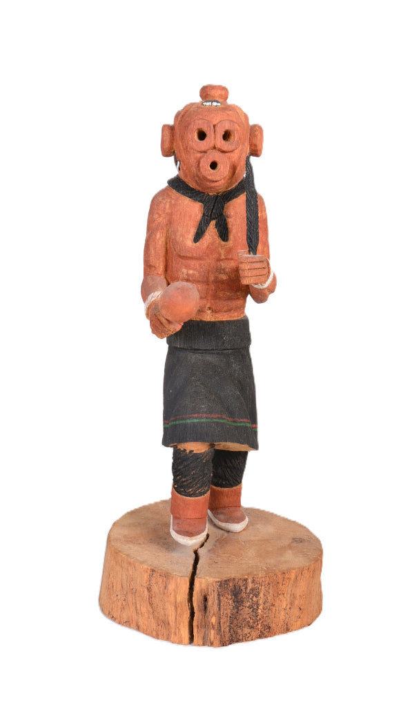 Hopi Kachina Mudhead By Stewart Lanza