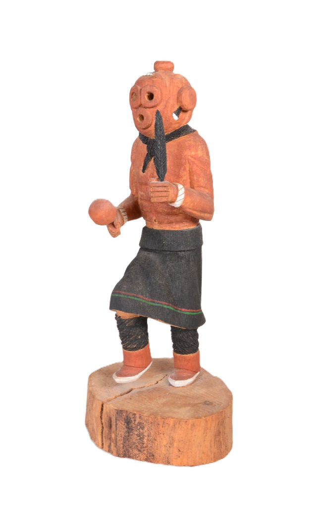 Hopi Kachina Mudhead By Stewart Lanza