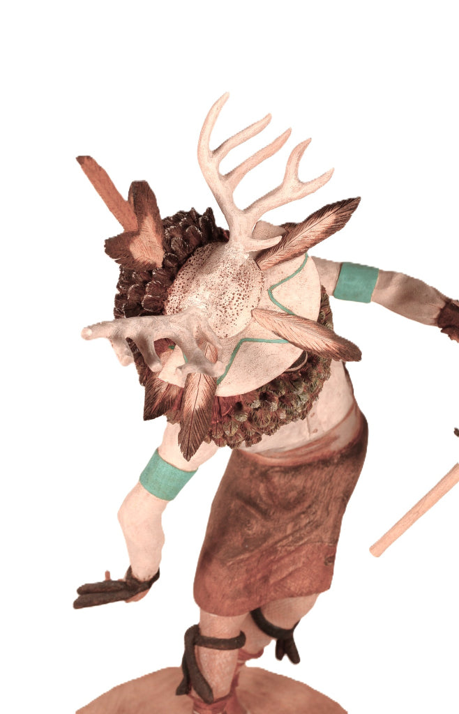 Hopi Pueblo Deer Kachina Doll By Master Carver Ros George