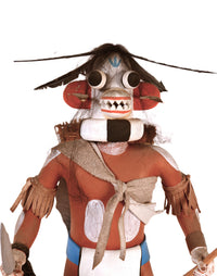 Hopi Pueblo White Ogre Kachina Doll By A.L. Sahmie